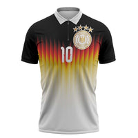 Custom Germany Football Zipper Polo Shirt Die Mannschaft 2026 - Wonder Print Shop