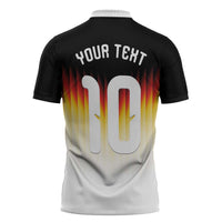 Custom Germany Football Zipper Polo Shirt Die Mannschaft 2026 - Wonder Print Shop