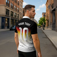 Custom Germany Football Zipper Polo Shirt Die Mannschaft 2026 - Wonder Print Shop