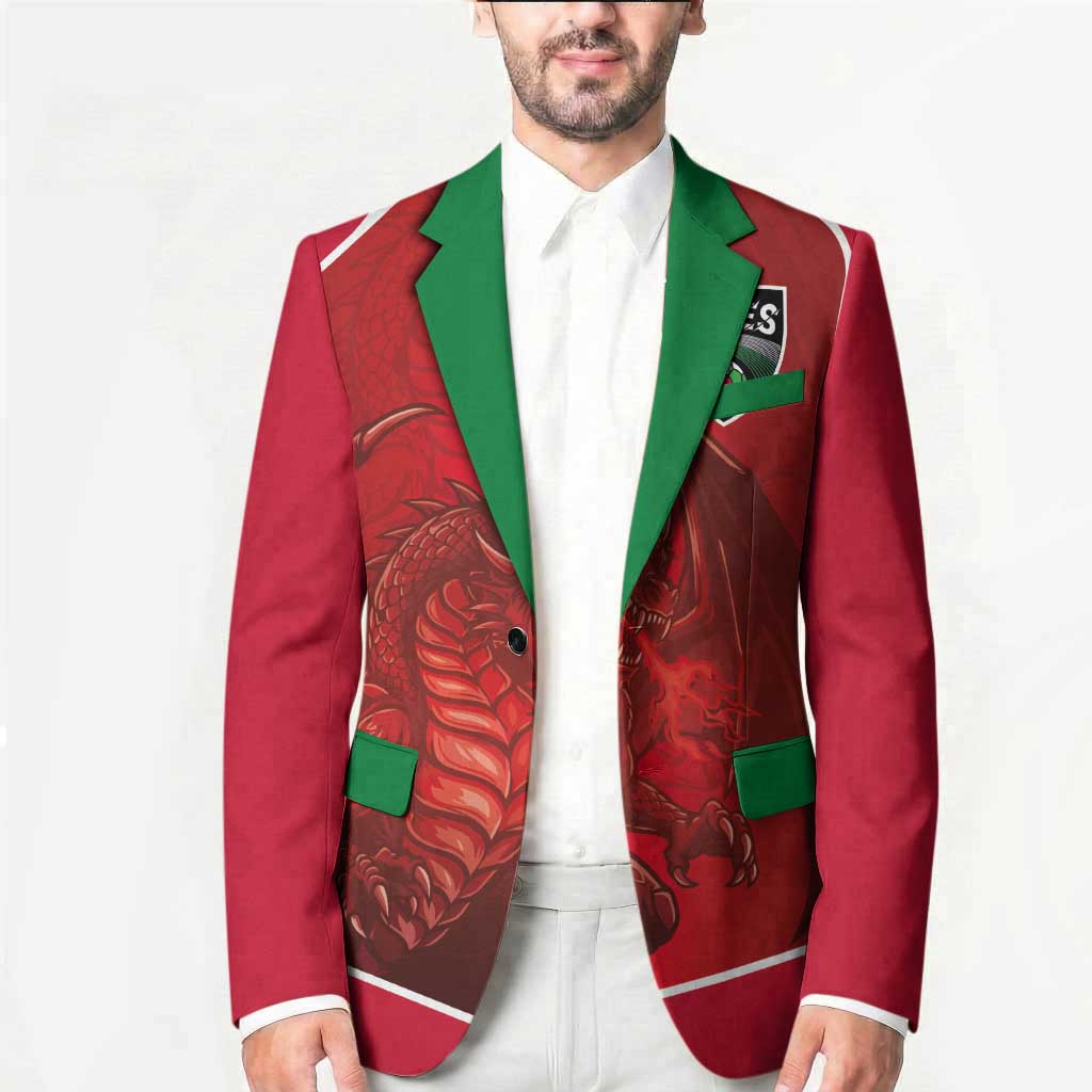 Custom Wales Football Blazer The Dragons Sporty Style - Wonder Print Shop