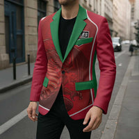 Custom Wales Football Blazer The Dragons Sporty Style - Wonder Print Shop