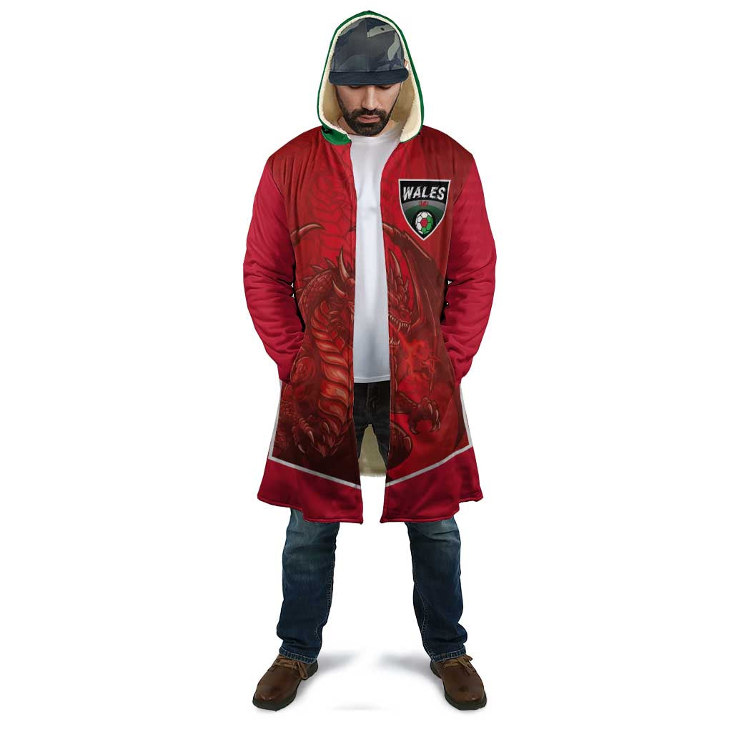 Custom Wales Football Cloak The Dragons Sporty Style - Wonder Print Shop