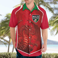 Custom Wales Football Hawaiian Shirt The Dragons Sporty Style - Wonder Print Shop