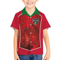 Custom Wales Football Hawaiian Shirt The Dragons Sporty Style - Wonder Print Shop