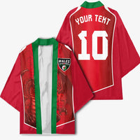 Custom Wales Football Kimono The Dragons Sporty Style - Wonder Print Shop