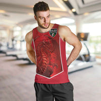 Custom Wales Football Men Tank Top The Dragons Sporty Style - Wonder Print Shop