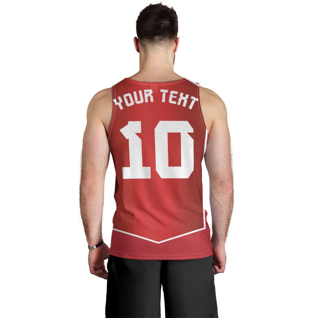 Custom Wales Football Men Tank Top The Dragons Sporty Style - Wonder Print Shop