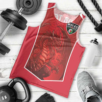Custom Wales Football Men Tank Top The Dragons Sporty Style - Wonder Print Shop