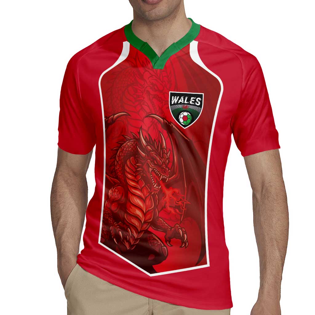 Custom Wales Football Rugby Jersey The Dragons Sporty Style - Wonder Print Shop