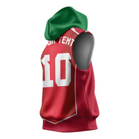 Custom Wales Football Sleeveless Hoodie The Dragons Sporty Style - Wonder Print Shop
