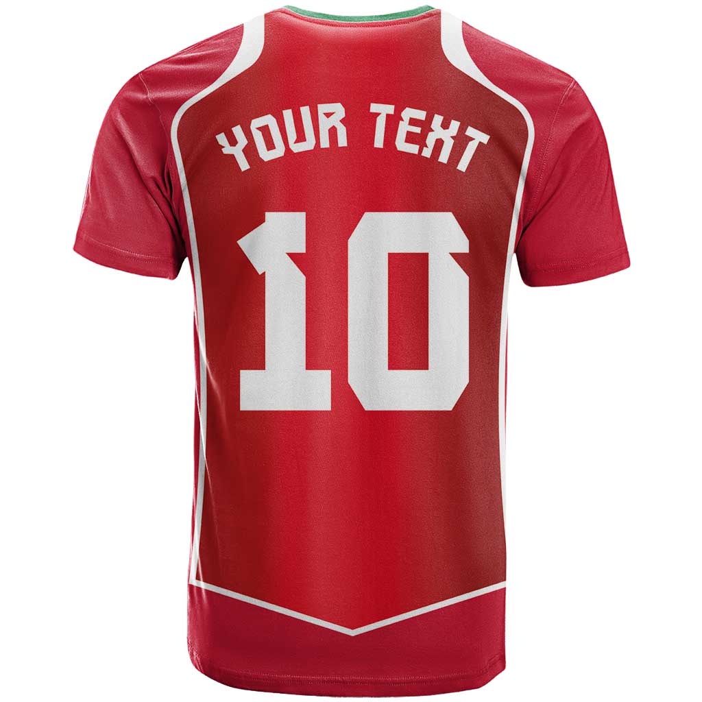 Custom Wales Football T Shirt The Dragons Sporty Style - Wonder Print Shop