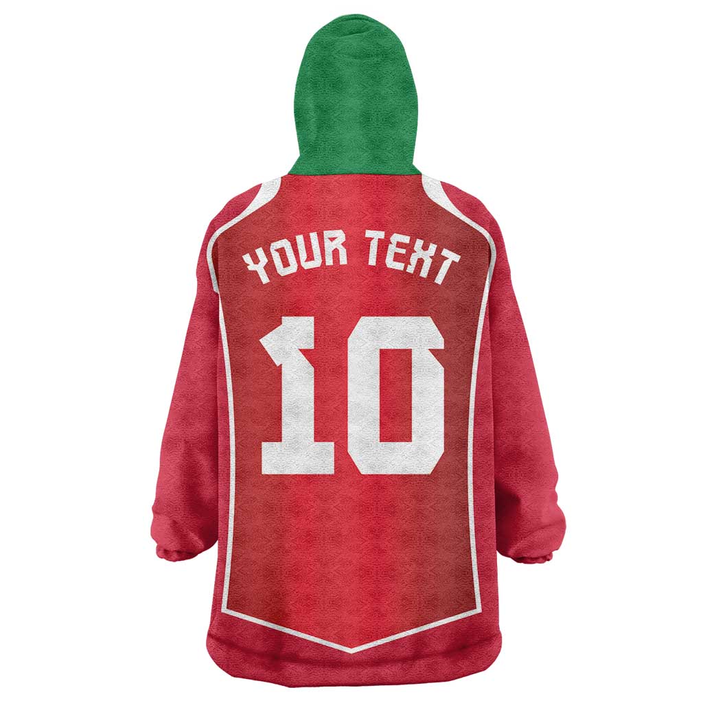 Custom Wales Football Wearable Blanket Hoodie The Dragons Sporty Style - Wonder Print Shop