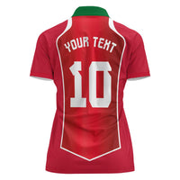 Custom Wales Football Women Polo Shirt The Dragons Sporty Style - Wonder Print Shop