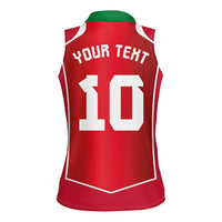 Custom Wales Football Women Sleeveless Polo Shirt The Dragons Sporty Style - Wonder Print Shop