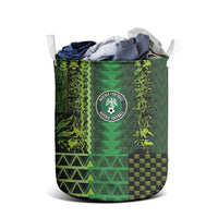 Nigeria Football Laundry Basket The Naija-Tribal Sporty Style - Wonder Print Shop