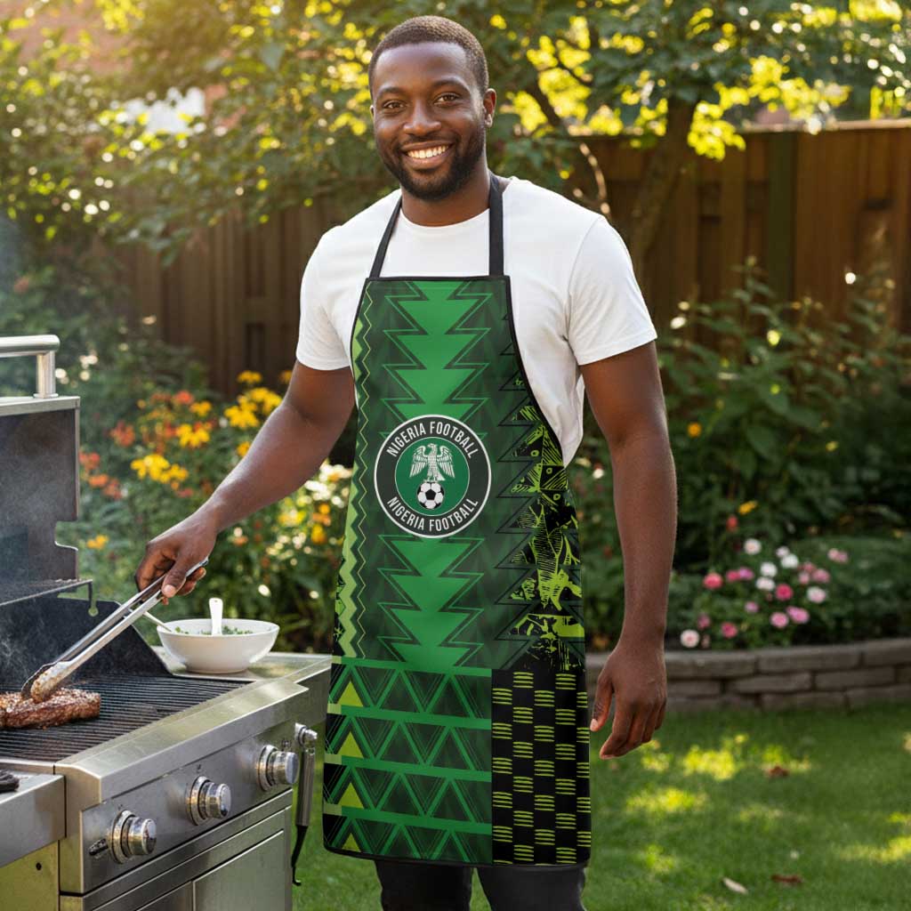 Nigeria Football Apron The Naija-Tribal Sporty Style - Wonder Print Shop