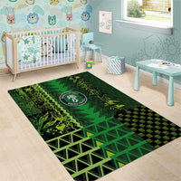 Nigeria Football Area Rug The Naija-Tribal Sporty Style - Wonder Print Shop