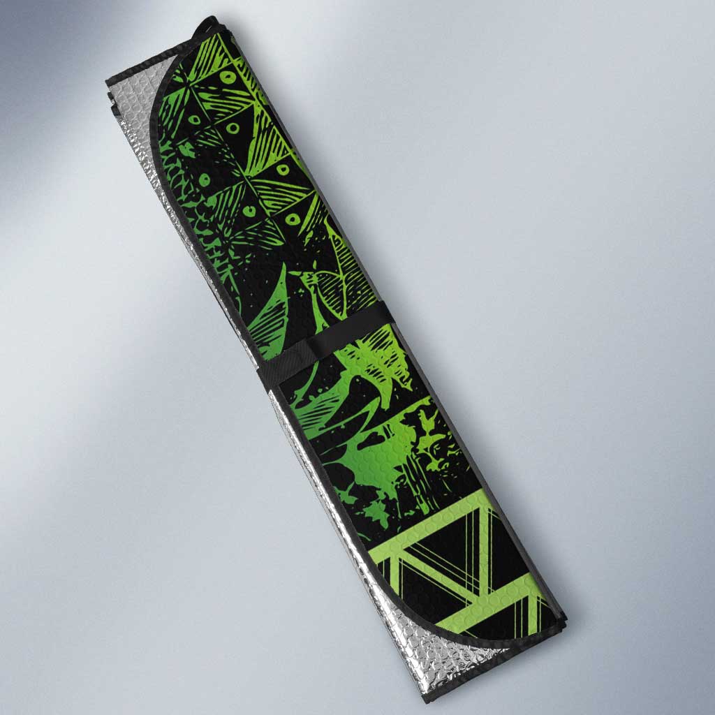 Nigeria Football Auto Sun Shade The Naija-Tribal Sporty Style - Wonder Print Shop