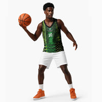 Custom Nigeria Football Basketball Jersey The Naija-Tribal Sporty Style - Wonder Print Shop