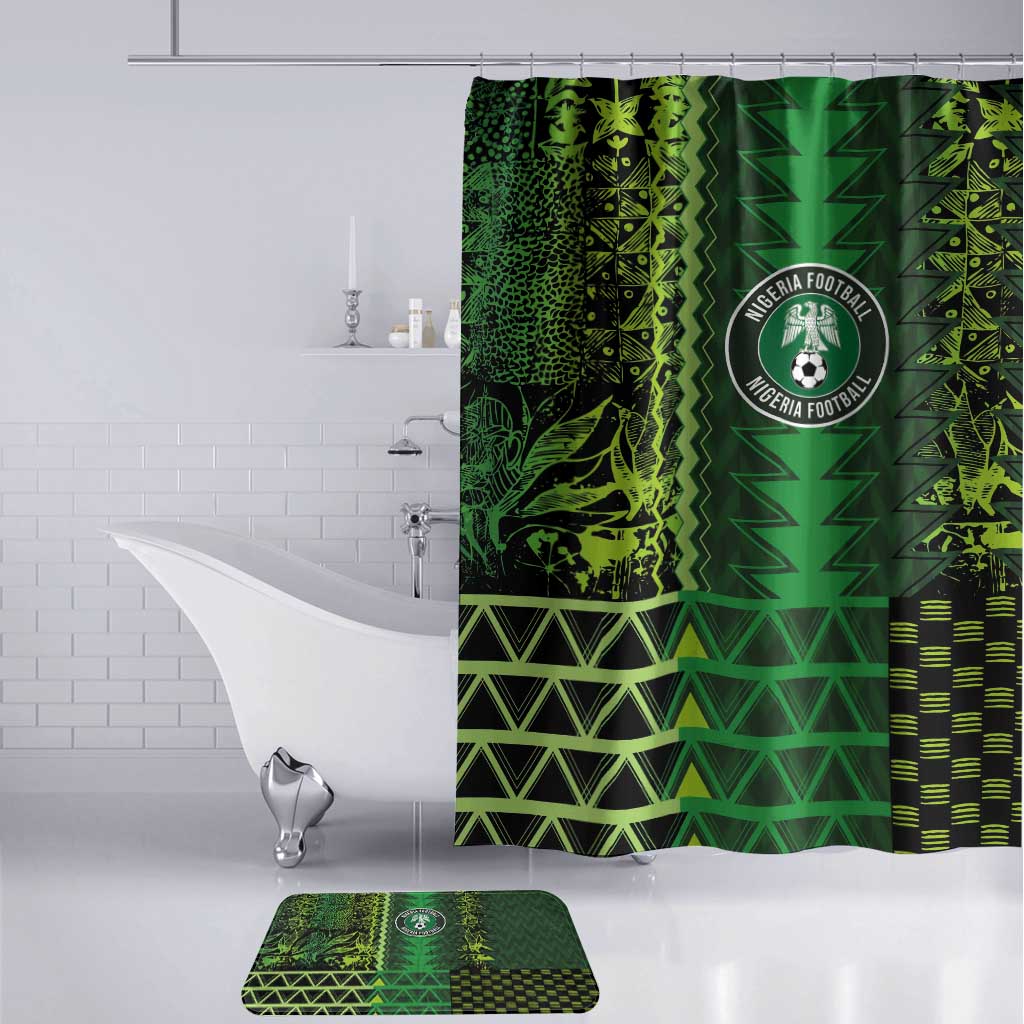 Nigeria Football Bathroom Set The Naija-Tribal Sporty Style - Wonder Print Shop