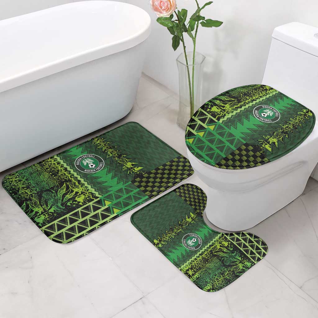 Nigeria Football Bathroom Set The Naija-Tribal Sporty Style - Wonder Print Shop