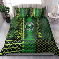 Nigeria Football Bedding Set The Naija-Tribal Sporty Style - Wonder Print Shop