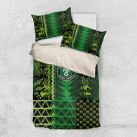 Nigeria Football Bedding Set The Naija-Tribal Sporty Style - Wonder Print Shop