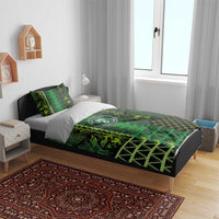 Nigeria Football Bedding Set The Naija-Tribal Sporty Style - Wonder Print Shop
