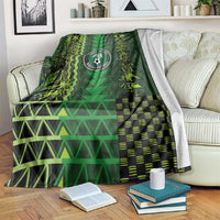 Nigeria Football Blanket The Naija-Tribal Sporty Style - Wonder Print Shop