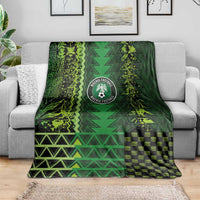 Nigeria Football Blanket The Naija-Tribal Sporty Style - Wonder Print Shop