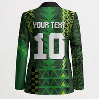 Custom Nigeria Football Blazer The Naija-Tribal Sporty Style - Wonder Print Shop