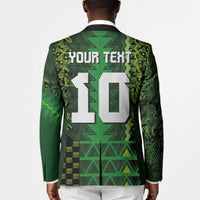 Custom Nigeria Football Blazer The Naija-Tribal Sporty Style - Wonder Print Shop