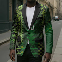 Custom Nigeria Football Blazer The Naija-Tribal Sporty Style - Wonder Print Shop