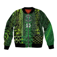 Custom Nigeria Football Bomber Jacket The Naija-Tribal Sporty Style - Wonder Print Shop