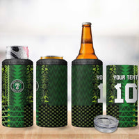 Custom Nigeria Football 4 in 1 Can Cooler Tumbler The Naija-Tribal Sporty Style - Wonder Print Shop