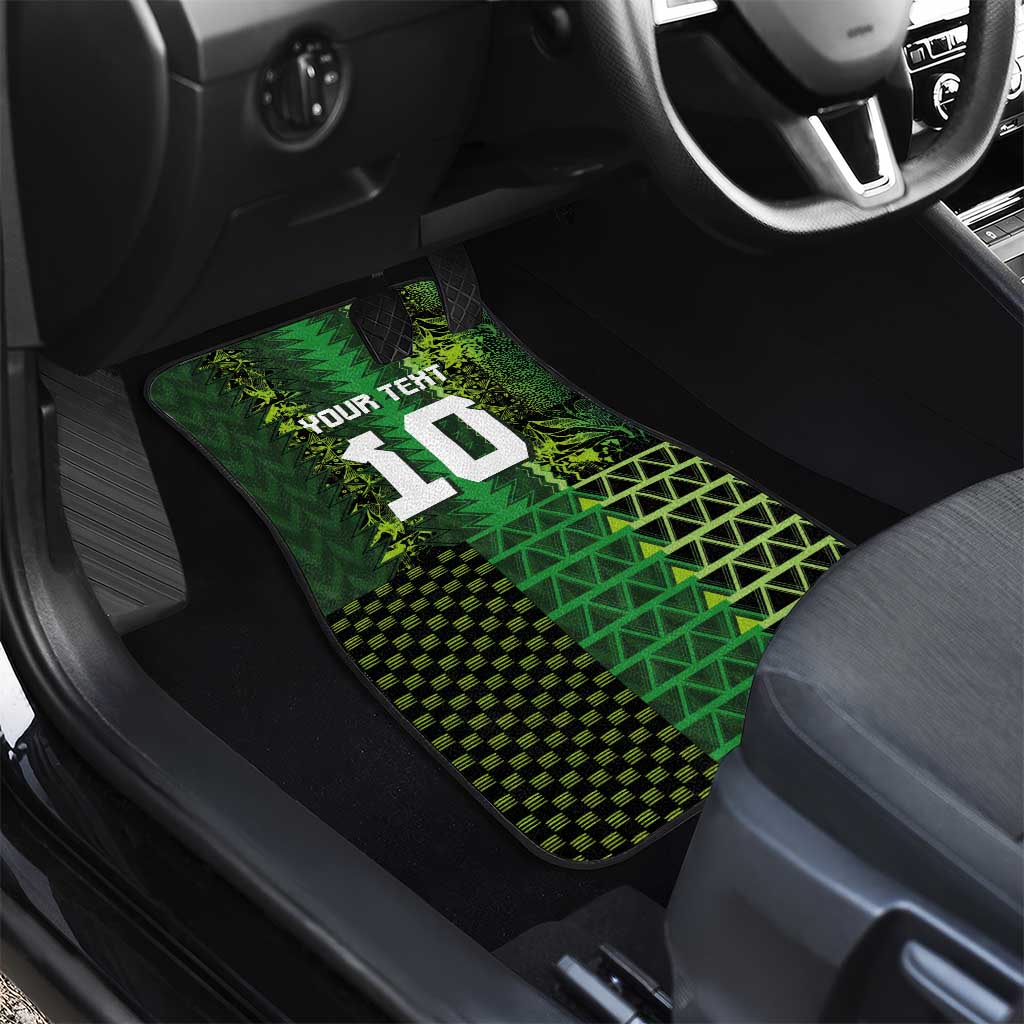 Custom Nigeria Football Car Mats The Naija-Tribal Sporty Style - Wonder Print Shop