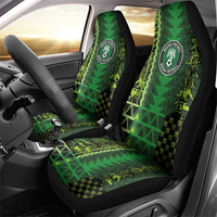 Nigeria Football Car Seat Cover The Naija-Tribal Sporty Style - Wonder Print Shop