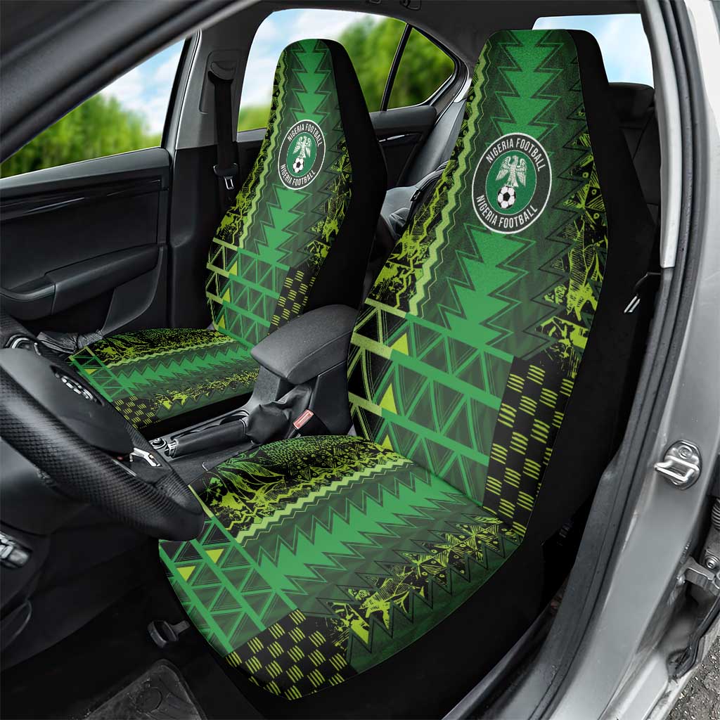 Nigeria Football Car Seat Cover The Naija-Tribal Sporty Style - Wonder Print Shop