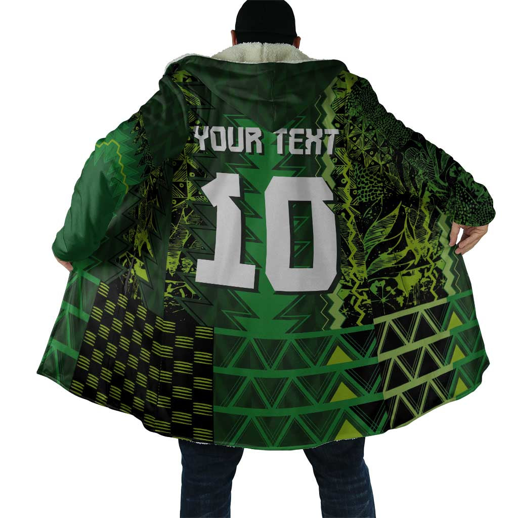 Custom Nigeria Football Cloak The Naija-Tribal Sporty Style - Wonder Print Shop