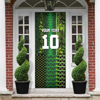 Custom Nigeria Football Door Cover The Naija-Tribal Sporty Style - Wonder Print Shop