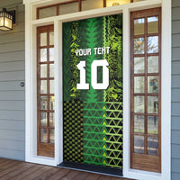 Custom Nigeria Football Door Cover The Naija-Tribal Sporty Style - Wonder Print Shop