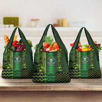 Nigeria Football Grocery Bag The Naija-Tribal Sporty Style - Wonder Print Shop
