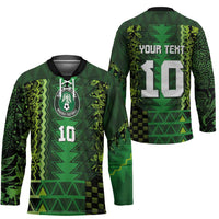 Custom Nigeria Football Hockey Jersey The Naija-Tribal Sporty Style - Wonder Print Shop