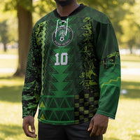 Custom Nigeria Football Hockey Jersey The Naija-Tribal Sporty Style - Wonder Print Shop