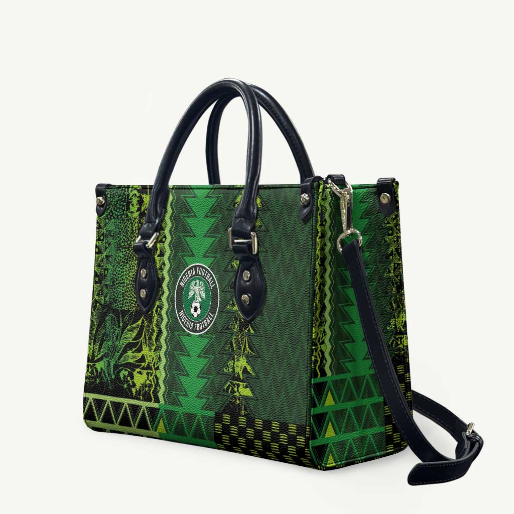 Nigeria Football Leather Bag The Naija-Tribal Sporty Style - Wonder Print Shop