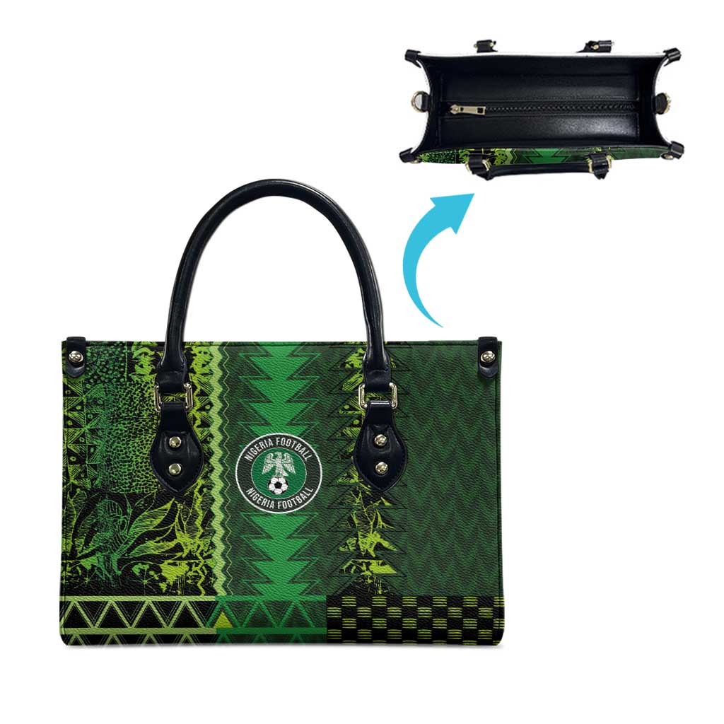 Nigeria Football Leather Bag The Naija-Tribal Sporty Style - Wonder Print Shop