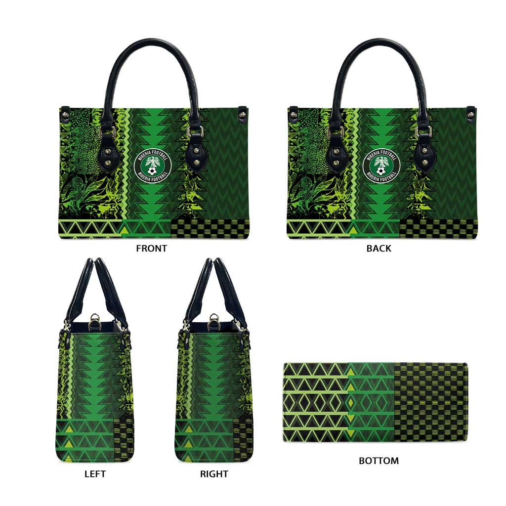 Nigeria Football Leather Bag The Naija-Tribal Sporty Style - Wonder Print Shop