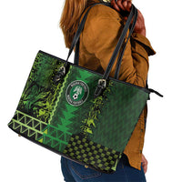 Nigeria Football Leather Tote Bag The Naija-Tribal Sporty Style - Wonder Print Shop