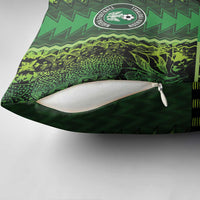 Nigeria Football Pillow Cover The Naija-Tribal Sporty Style - Wonder Print Shop