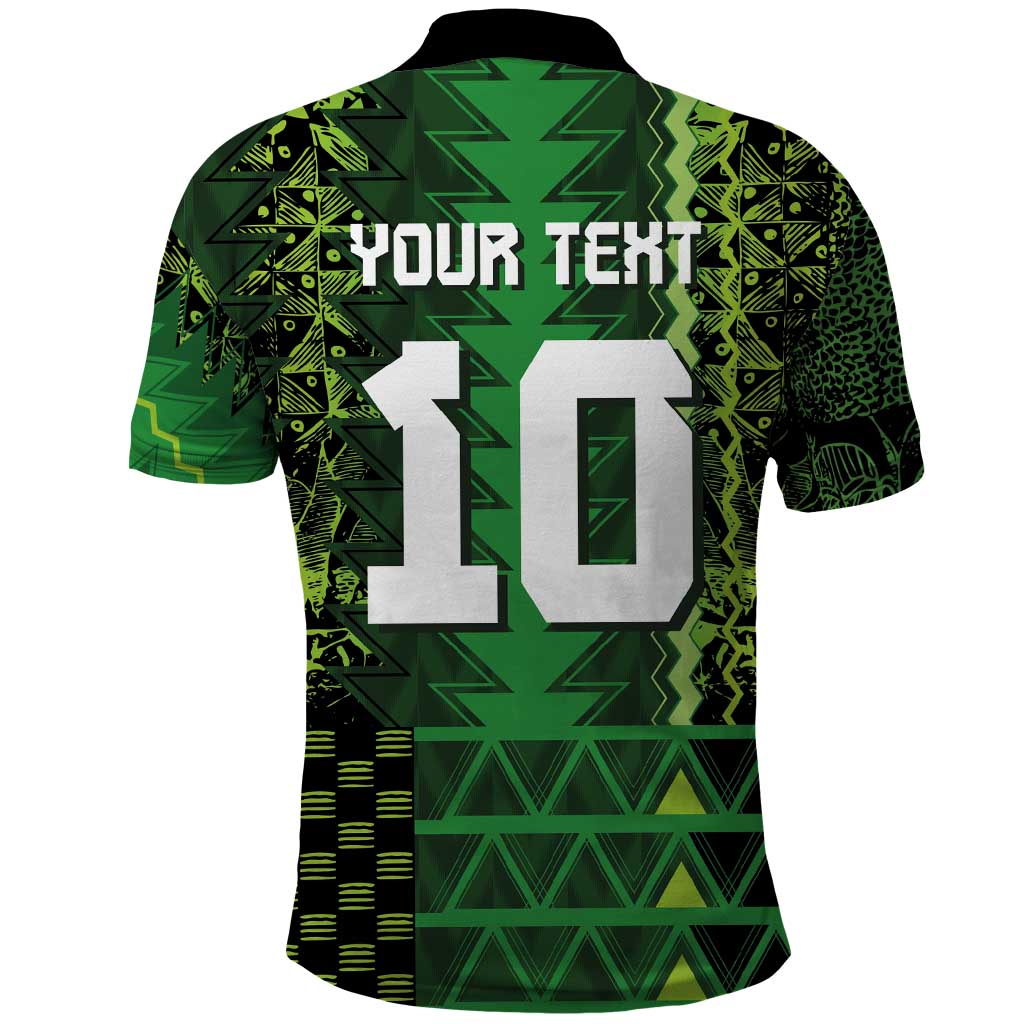 Custom Nigeria Football Polo Shirt The Naija-Tribal Sporty Style - Wonder Print Shop